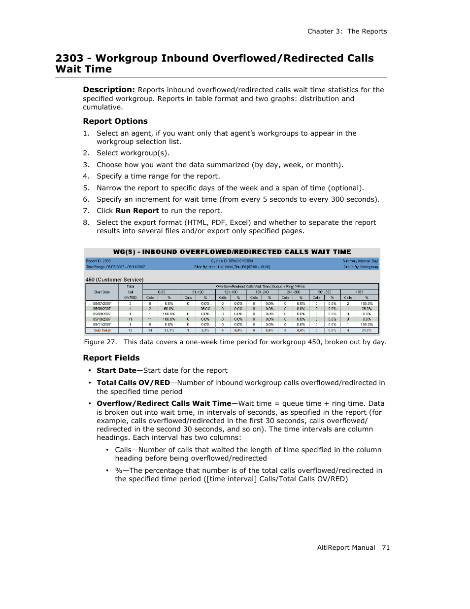 AltiGen MAXCS 7.0 AltiReport User Manual | Page 75 / 110