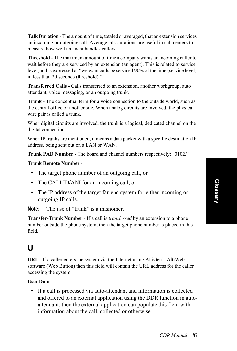 AltiGen MAXCS 7.0 CDR User Manual | Page 91 / 95
