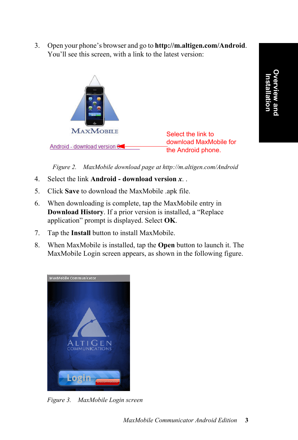 AltiGen MAXCS 7.0 MaxMobile User Guide for Android Phone User Manual | Page 7 / 24