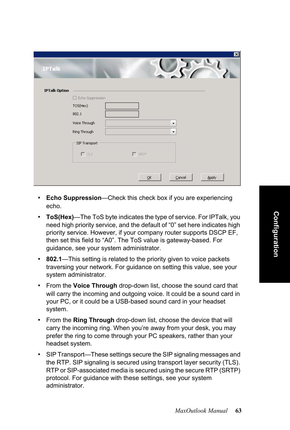 AltiGen MAXCS 7.0 MaxOutlook User Manual | Page 69 / 81