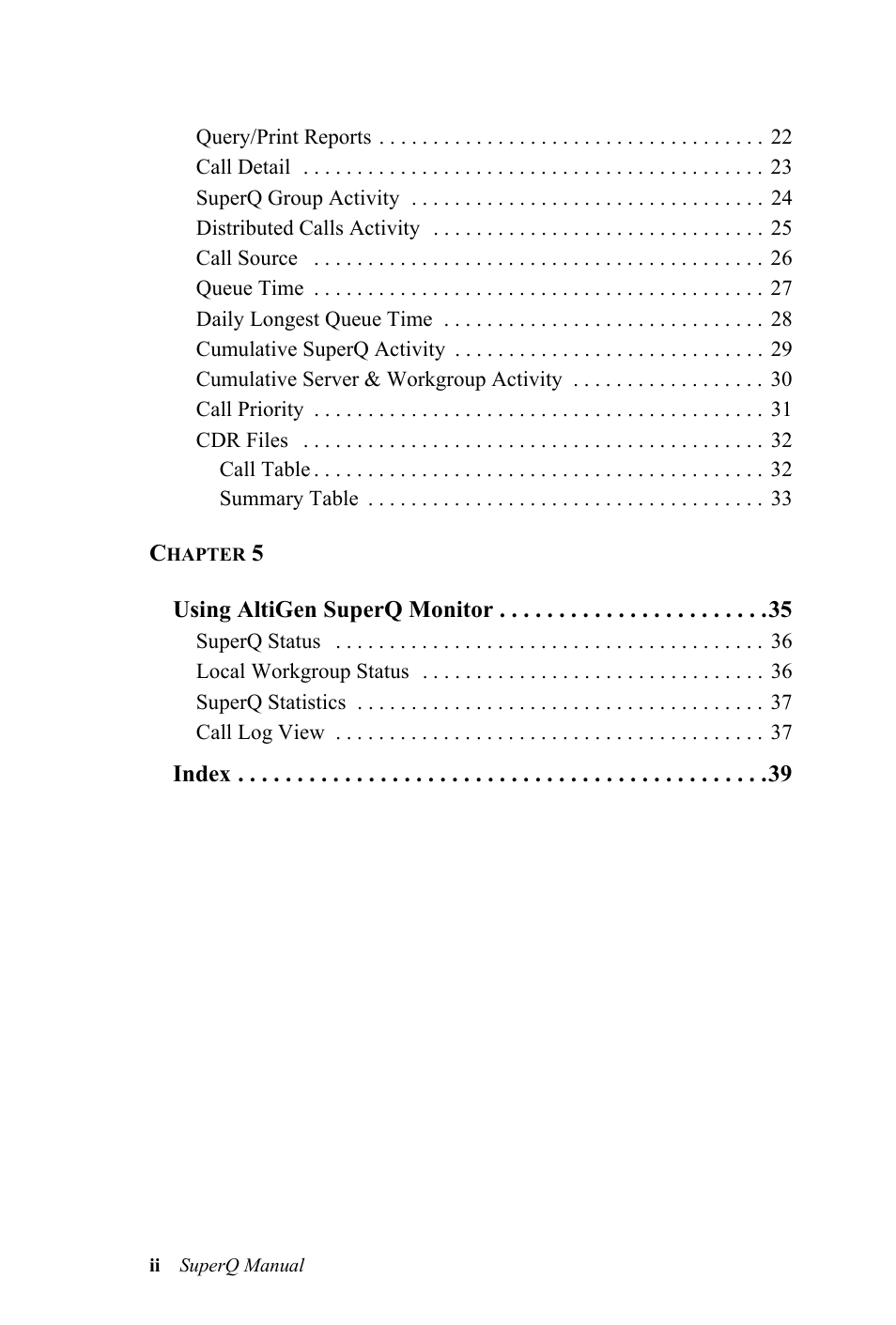 AltiGen MAXCS 7.0 SuperQ User Manual | Page 4 / 44