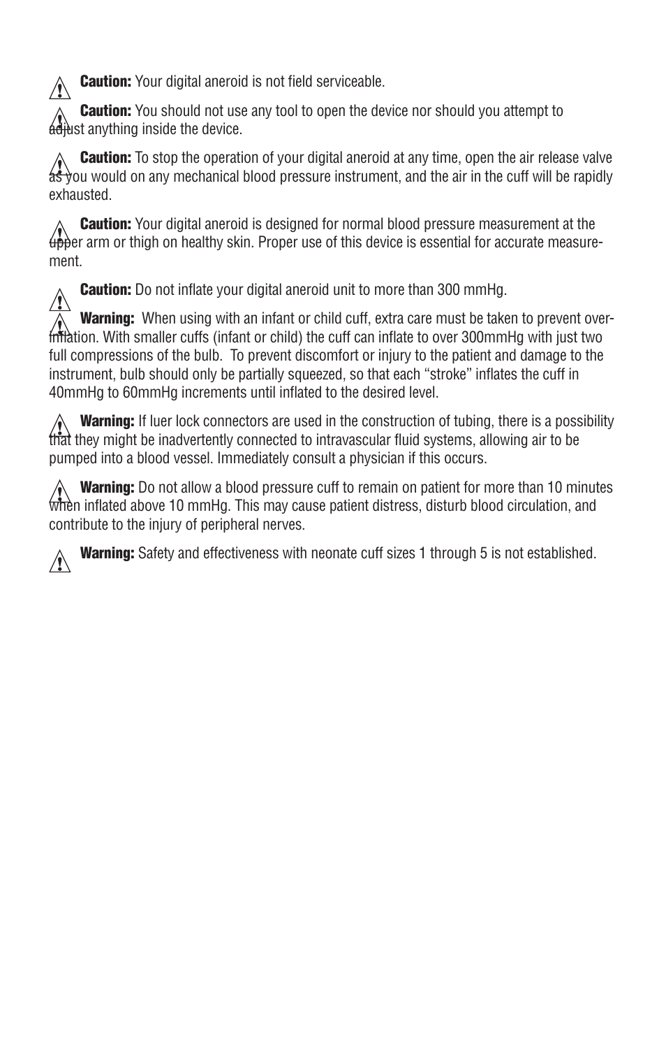 American Diagnostic Corporation (ADC) e-sphyg 7002 User Manual | Page 5 / 15