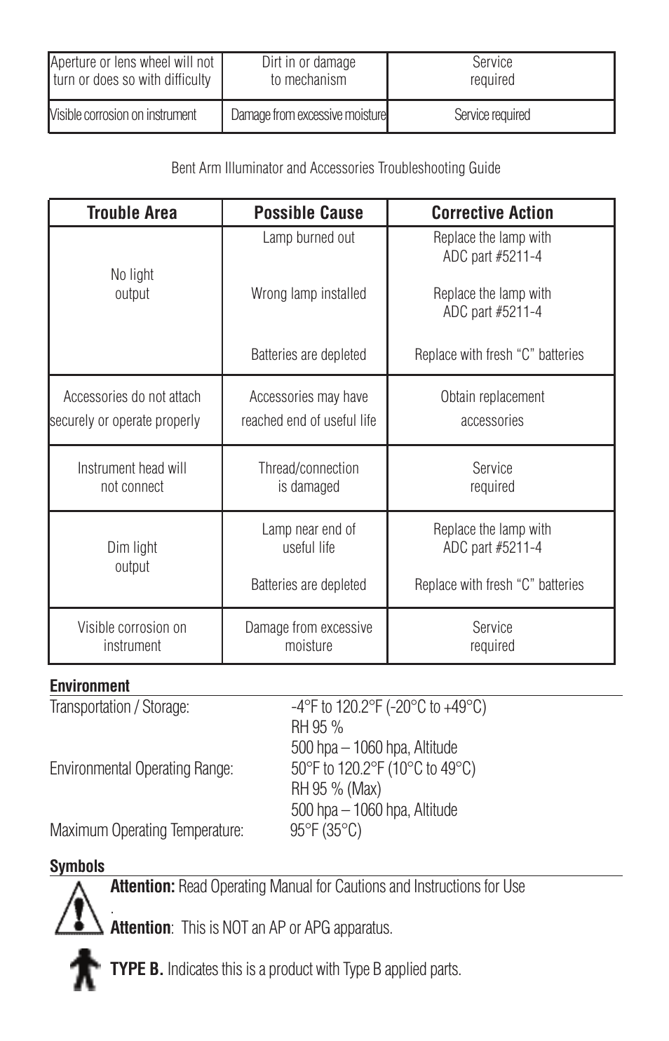 American Diagnostic Corporation (ADC) Proscope 2.5v User Manual | Page 9 / 10