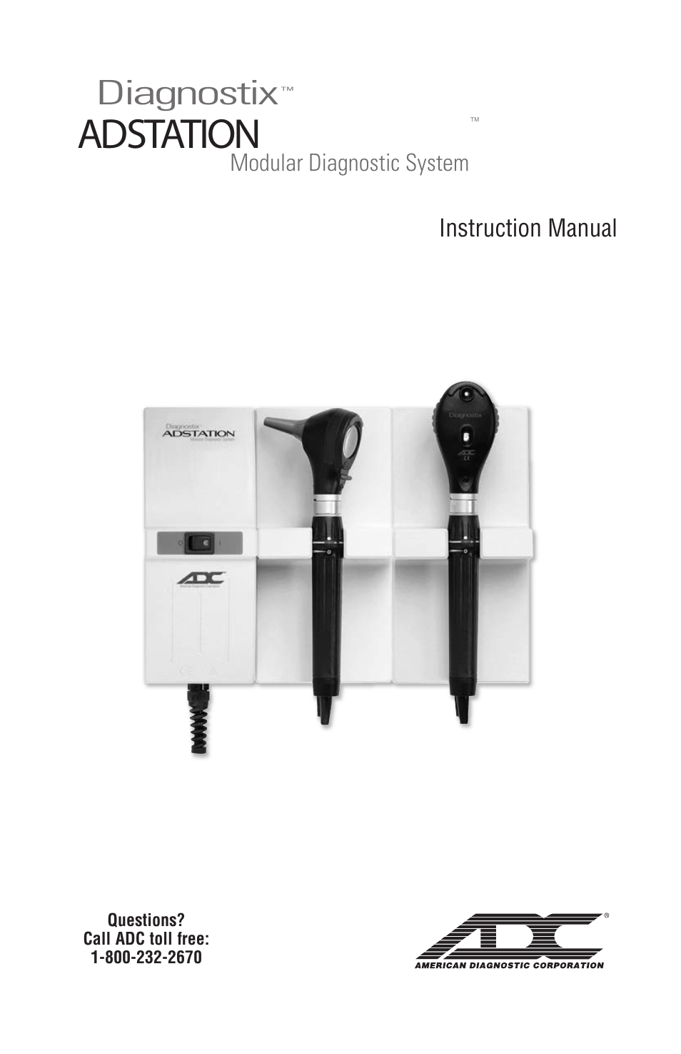 American Diagnostic Corporation (ADC) Adstation 5610 User Manual | 7 pages