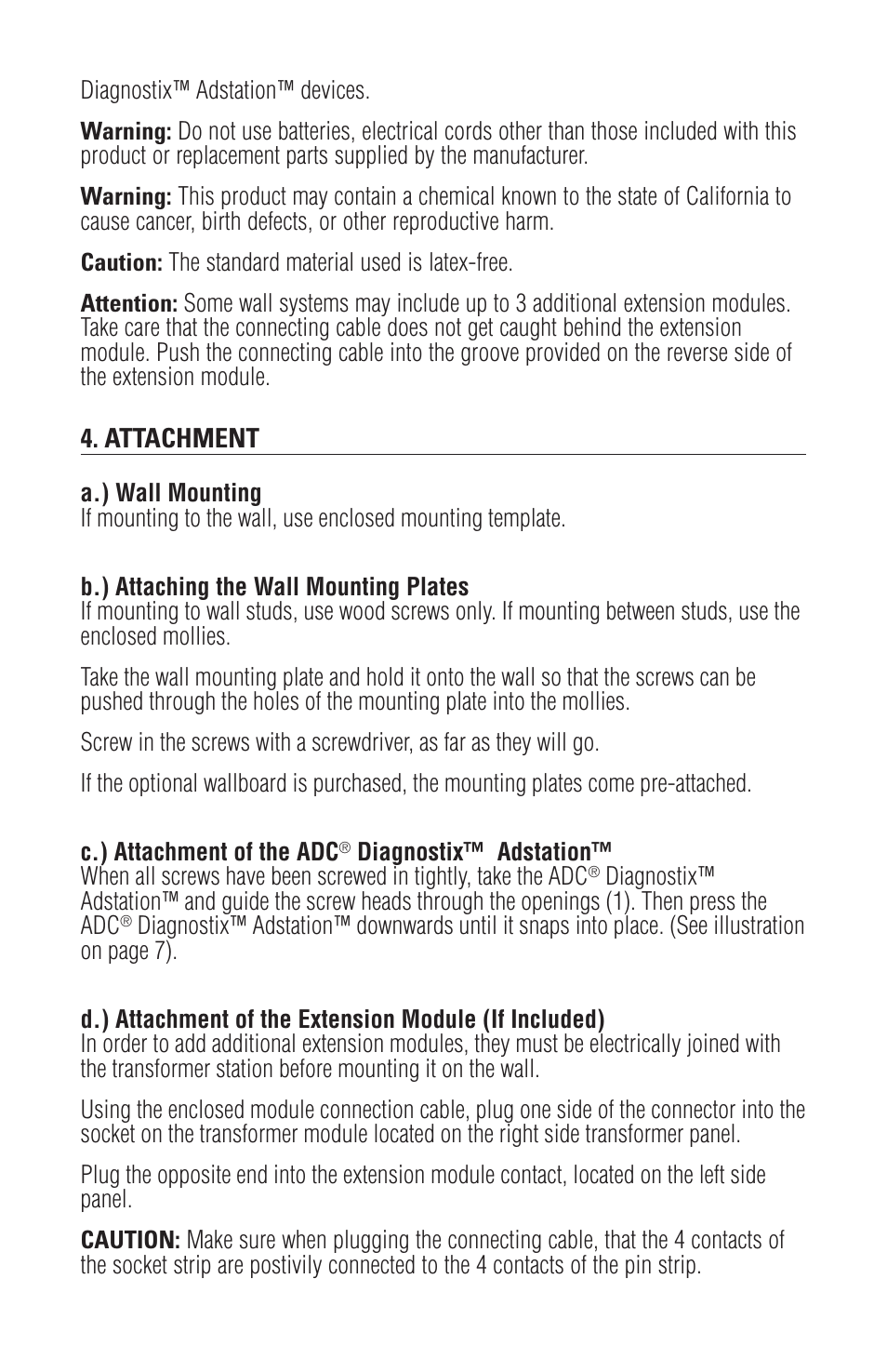 American Diagnostic Corporation (ADC) Adstation 5610 User Manual | Page 3 / 7