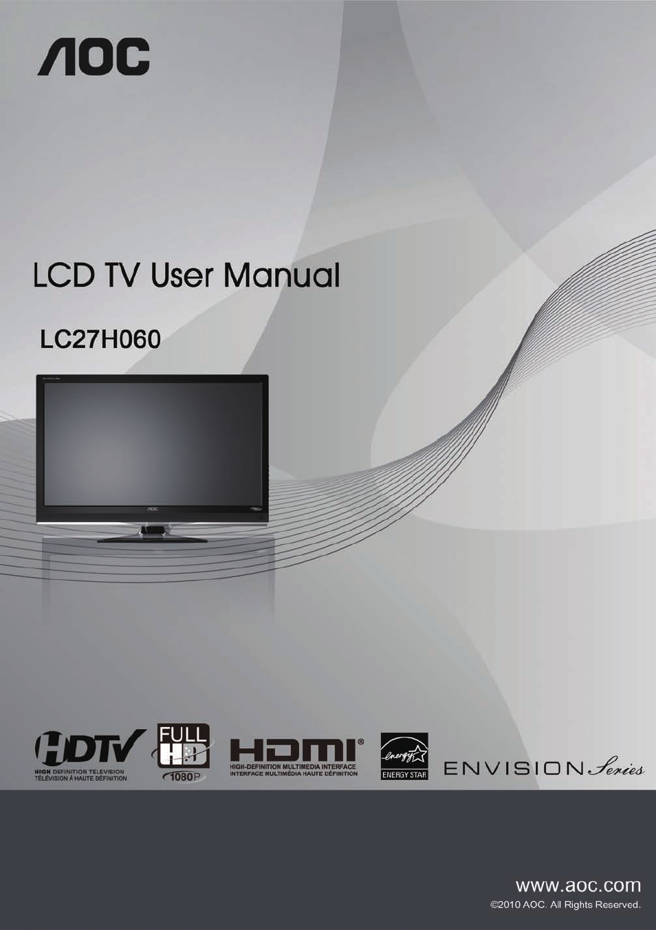 AOC LC27H060 User Manual | 44 pages