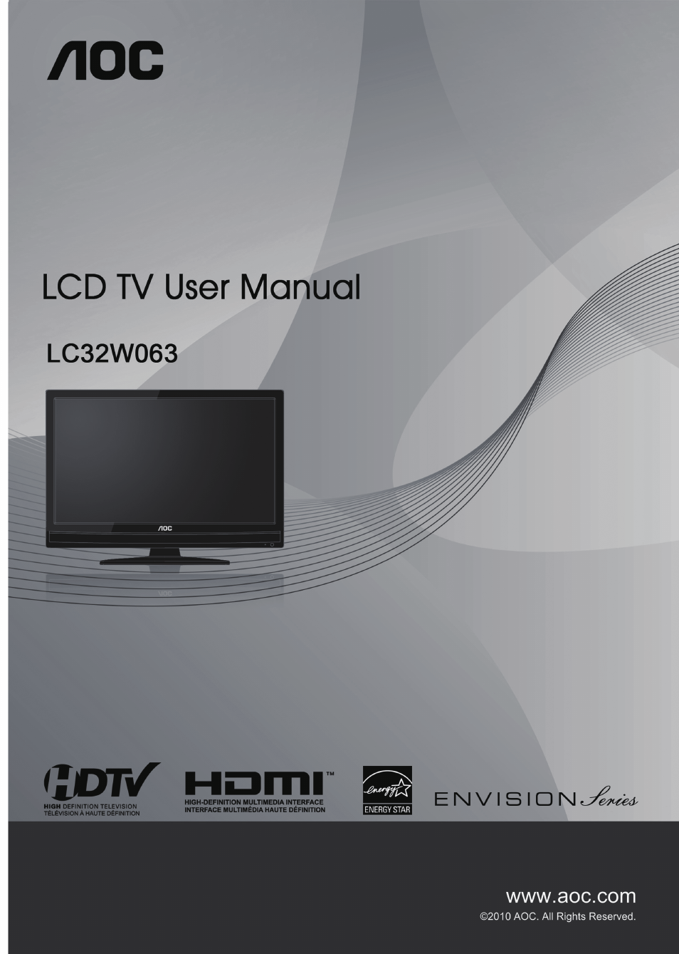 AOC LC32W063 User Manual | 37 pages