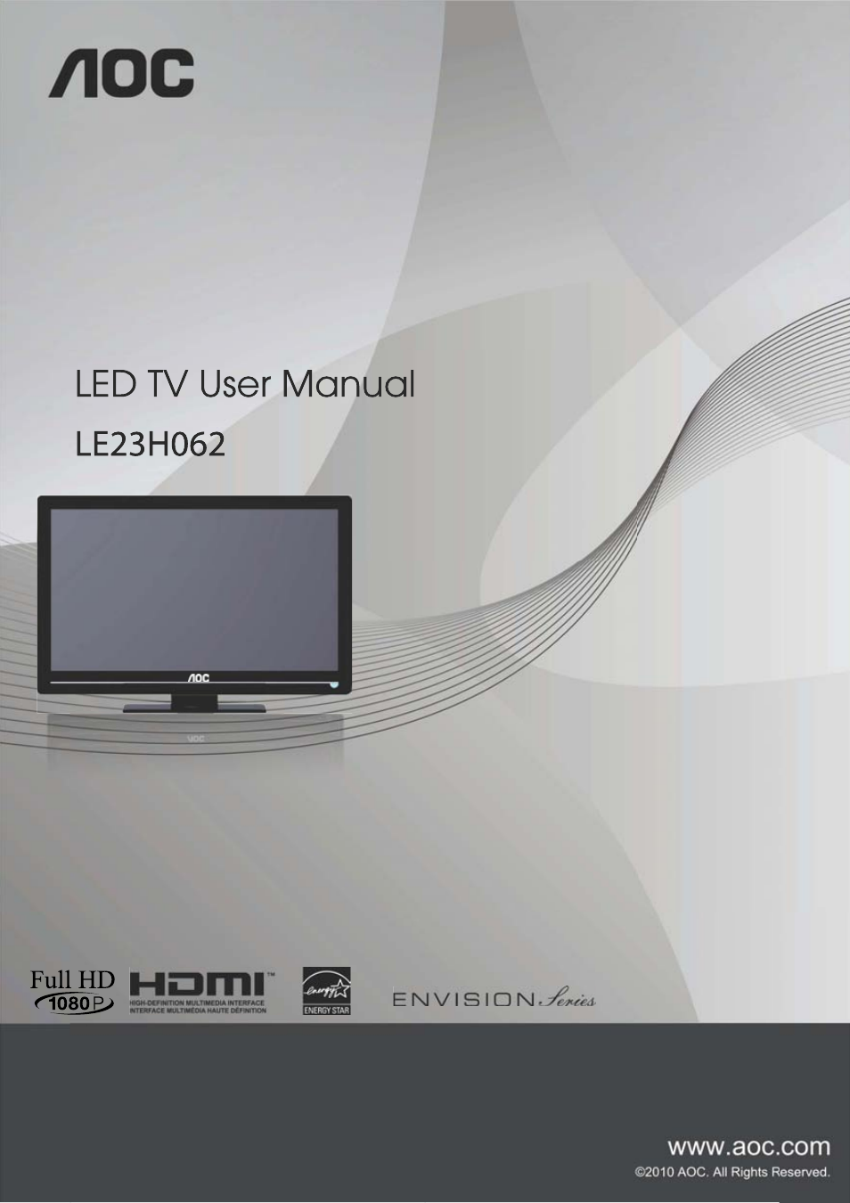 AOC LE23H062 User Manual | 123 pages