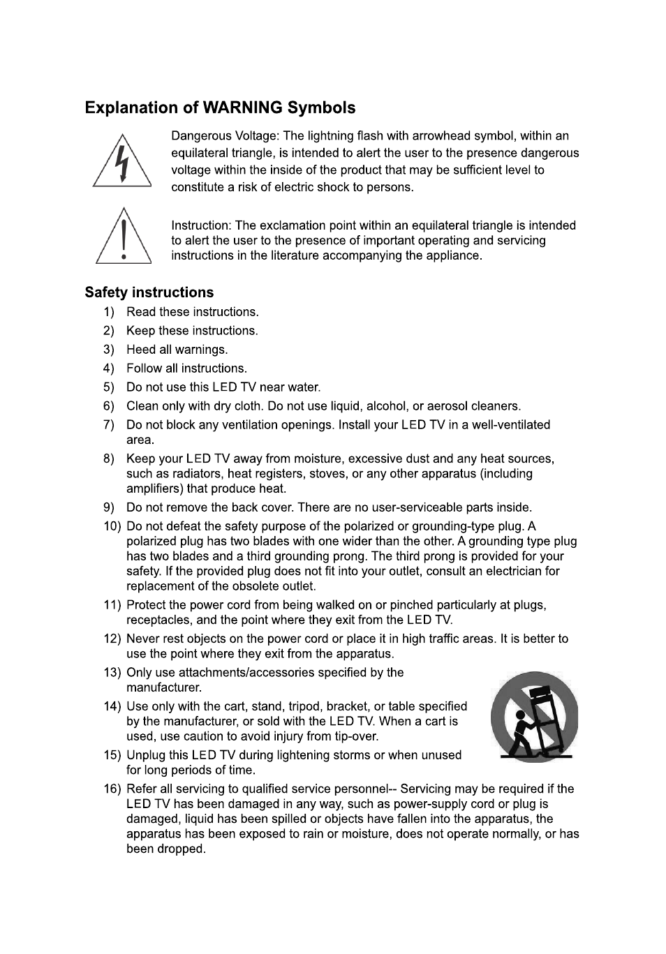 AOC LE23H062 User Manual | Page 3 / 123