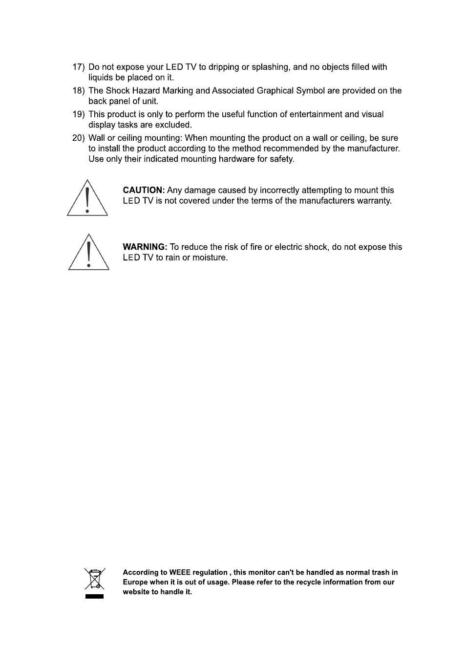 AOC LE23H062 User Manual | Page 5 / 123