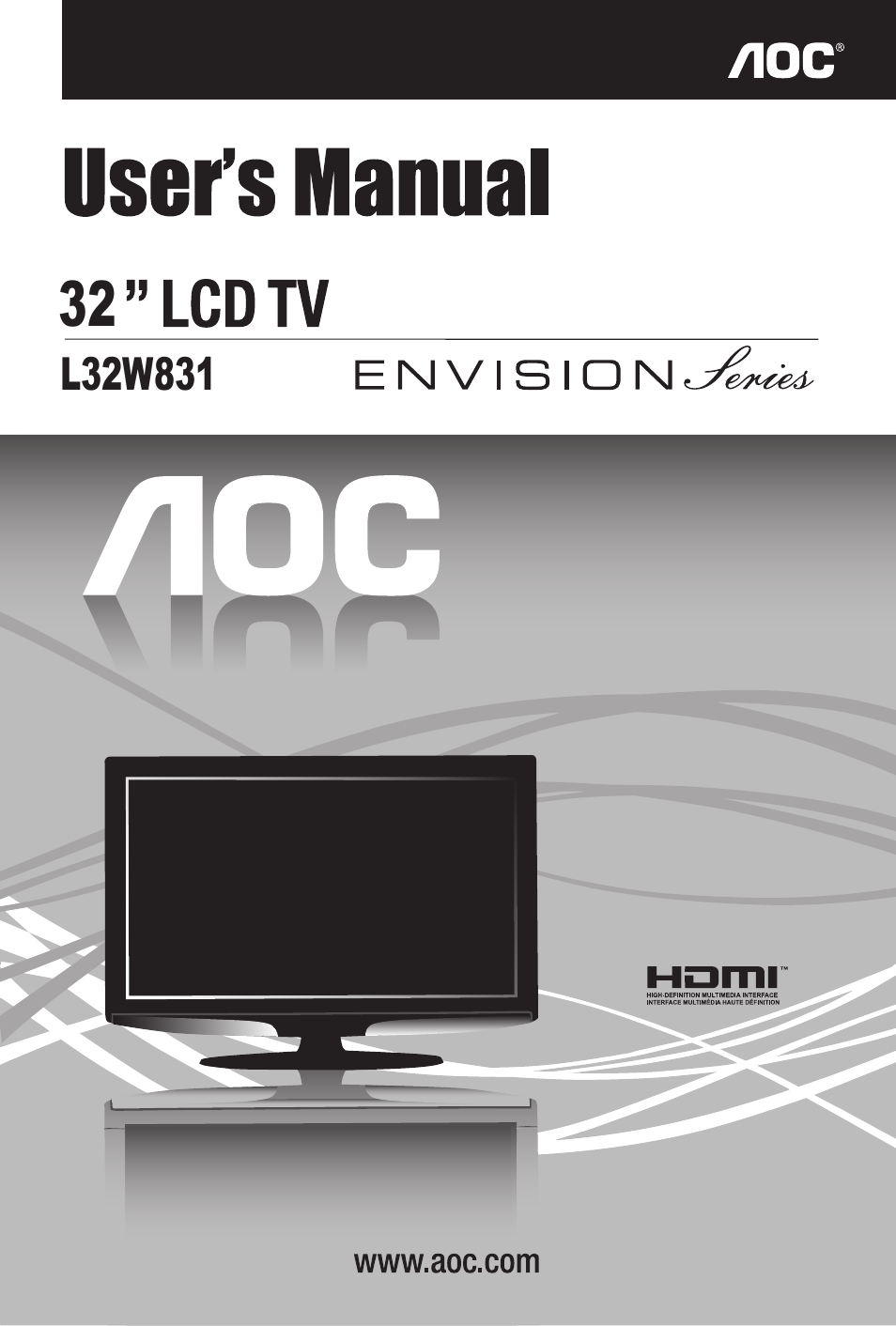 AOC L32W831 User Manual | 139 pages