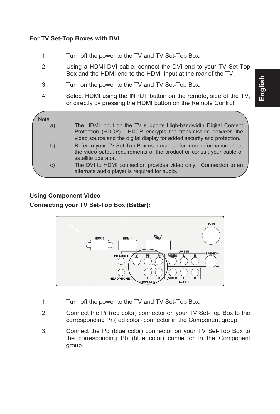 English | AOC L32W831 User Manual | Page 20 / 139