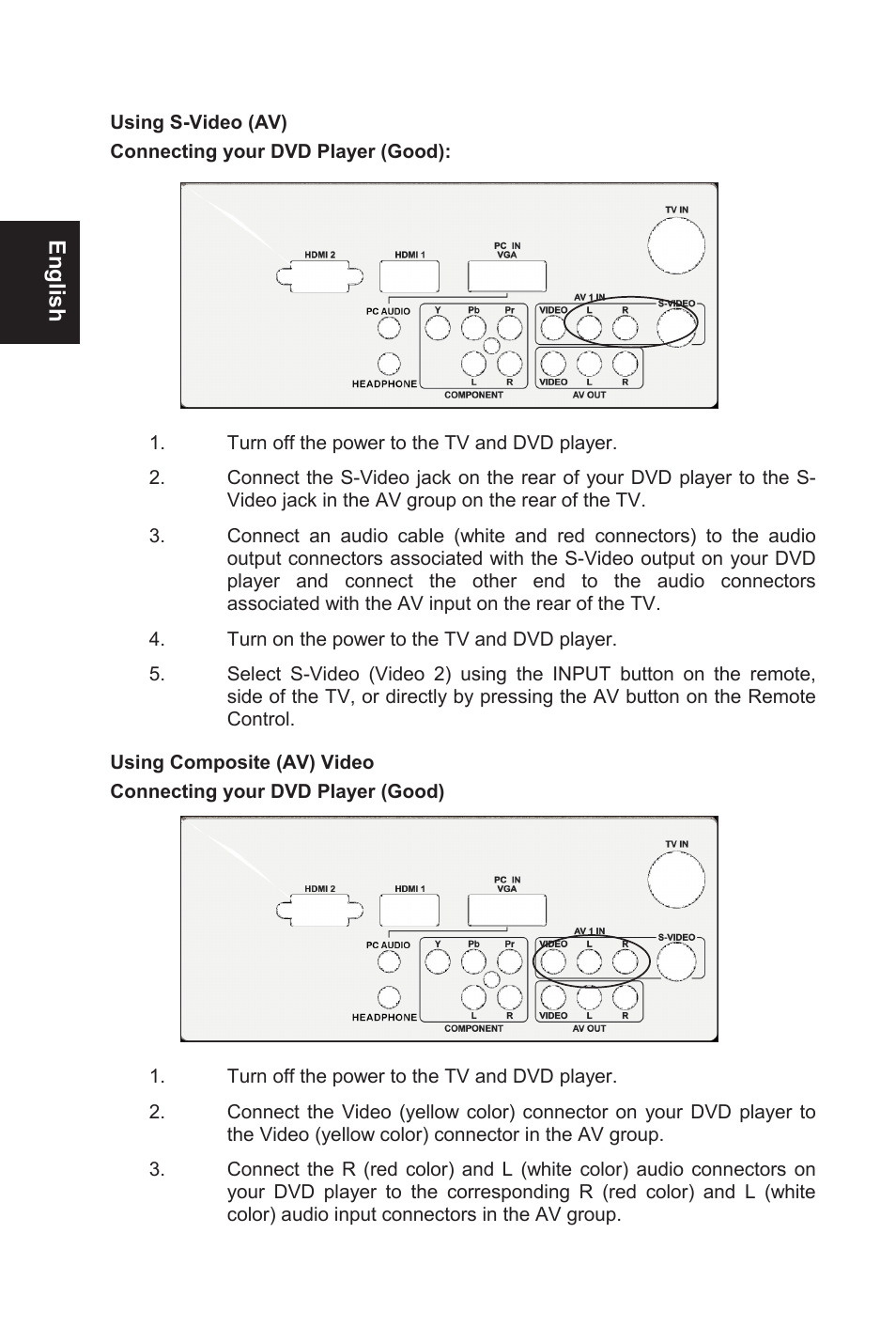 English | AOC L32W831 User Manual | Page 25 / 139