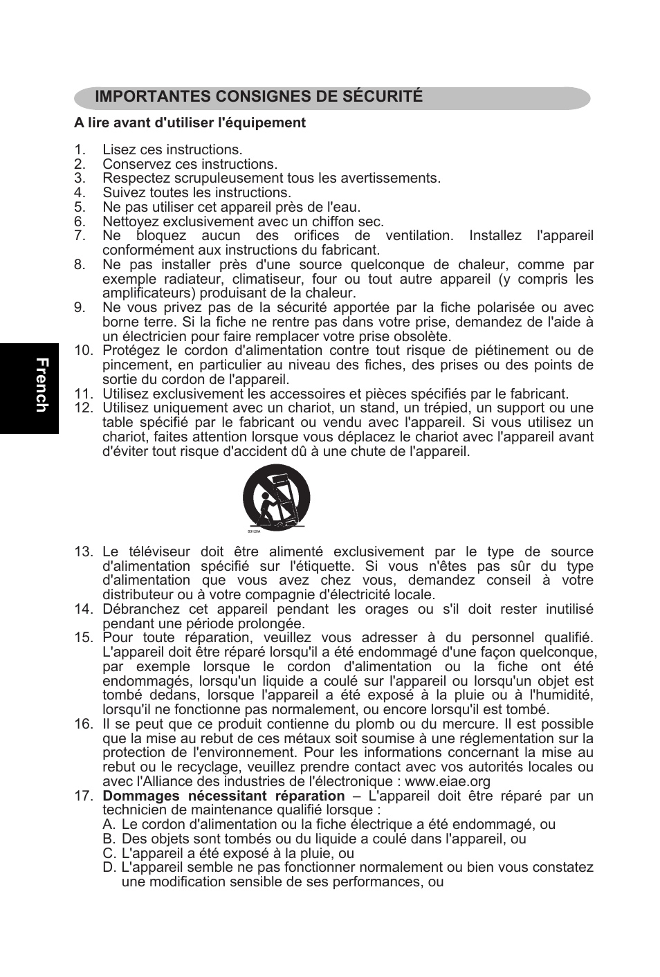 French | AOC L32W831 User Manual | Page 41 / 139