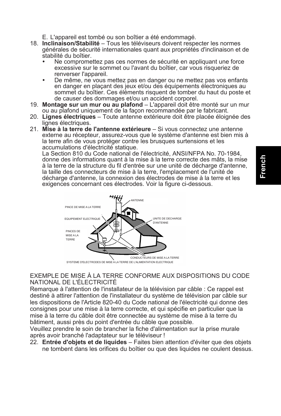 French | AOC L32W831 User Manual | Page 42 / 139