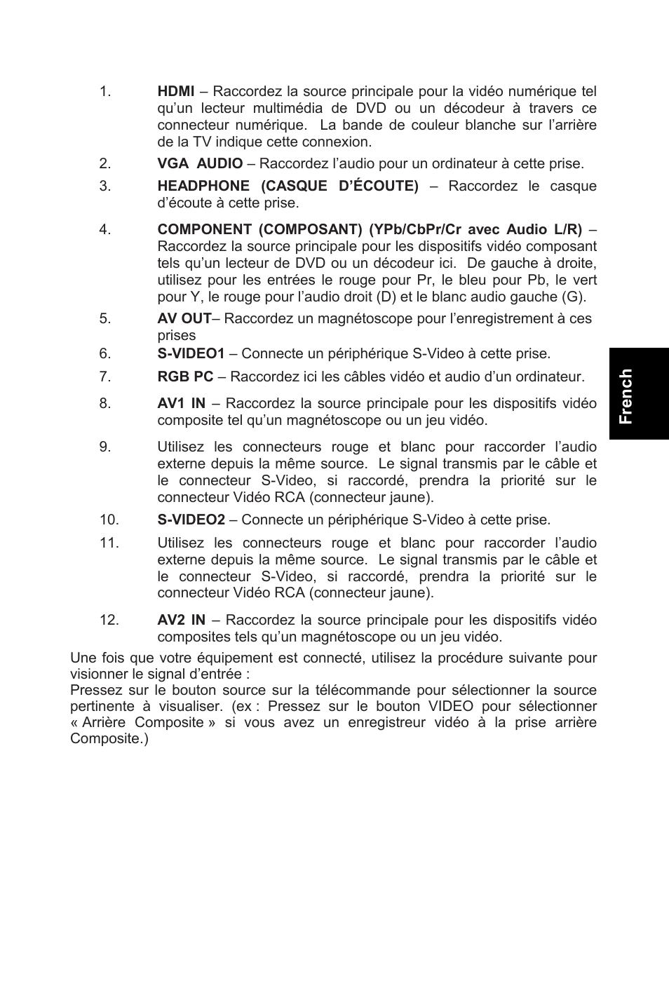 French | AOC L32W831 User Manual | Page 48 / 139