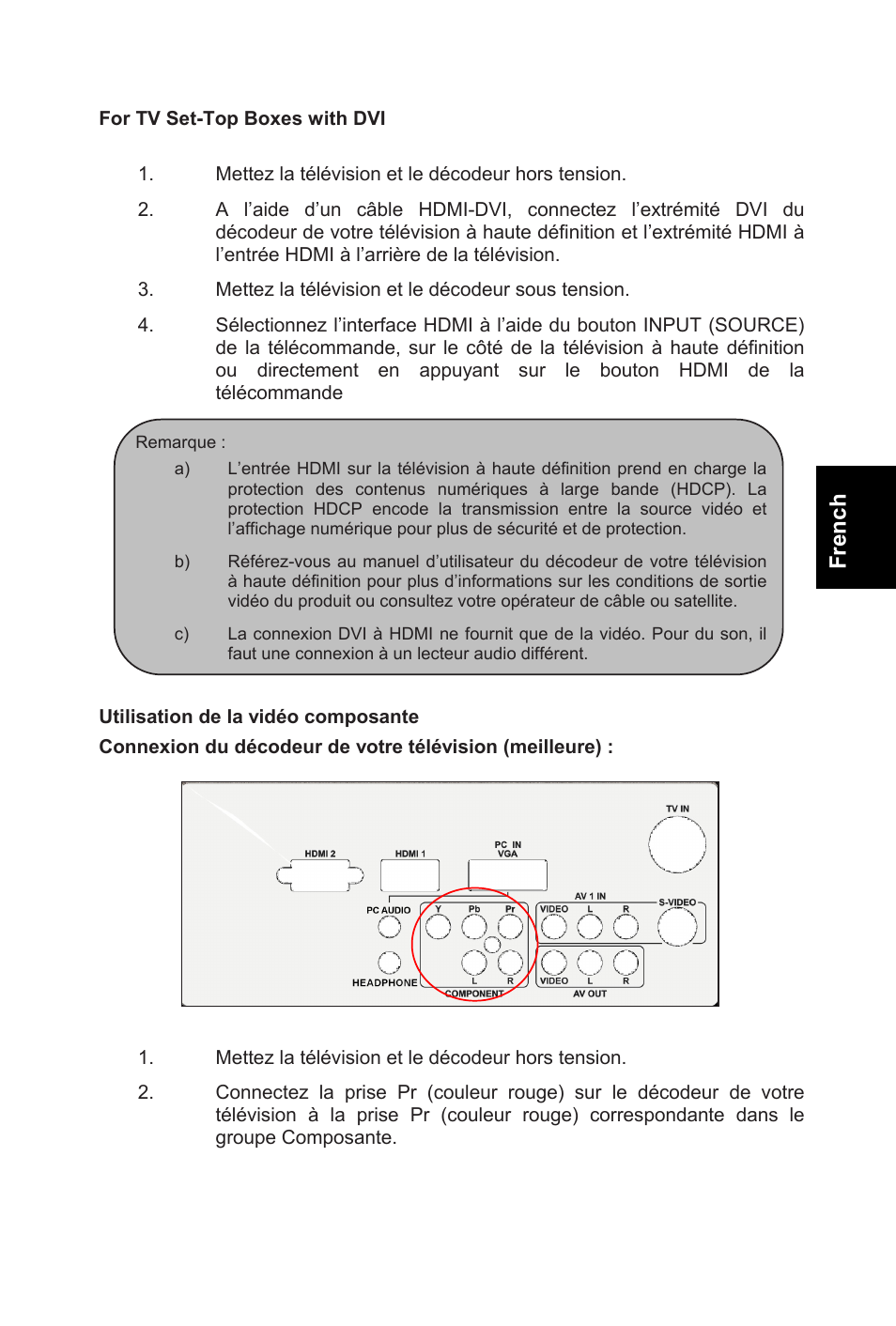 French | AOC L32W831 User Manual | Page 54 / 139