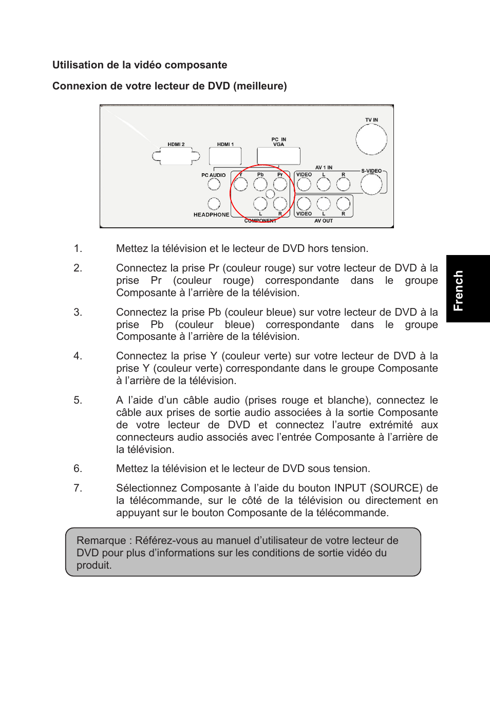 French | AOC L32W831 User Manual | Page 58 / 139