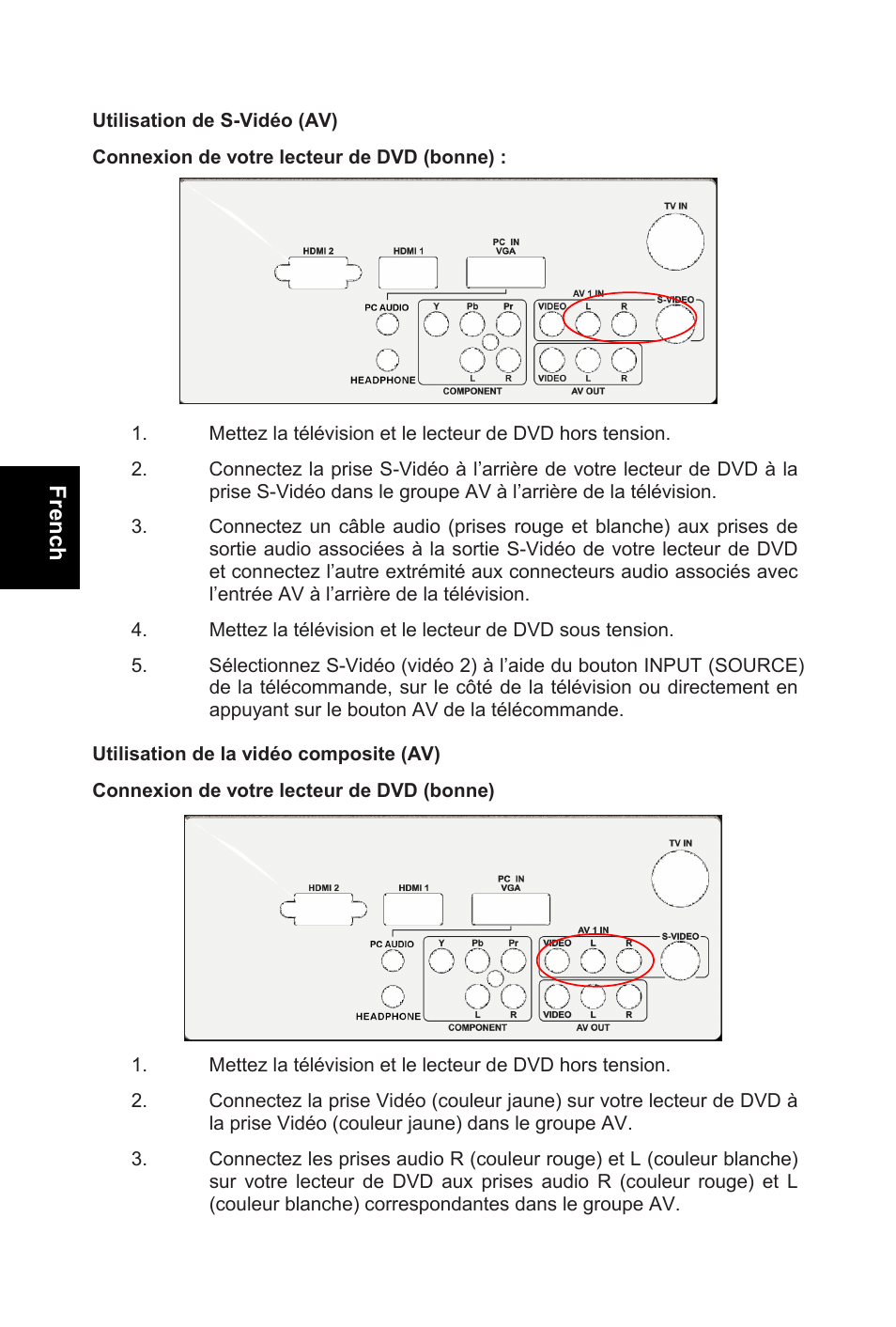 French | AOC L32W831 User Manual | Page 59 / 139