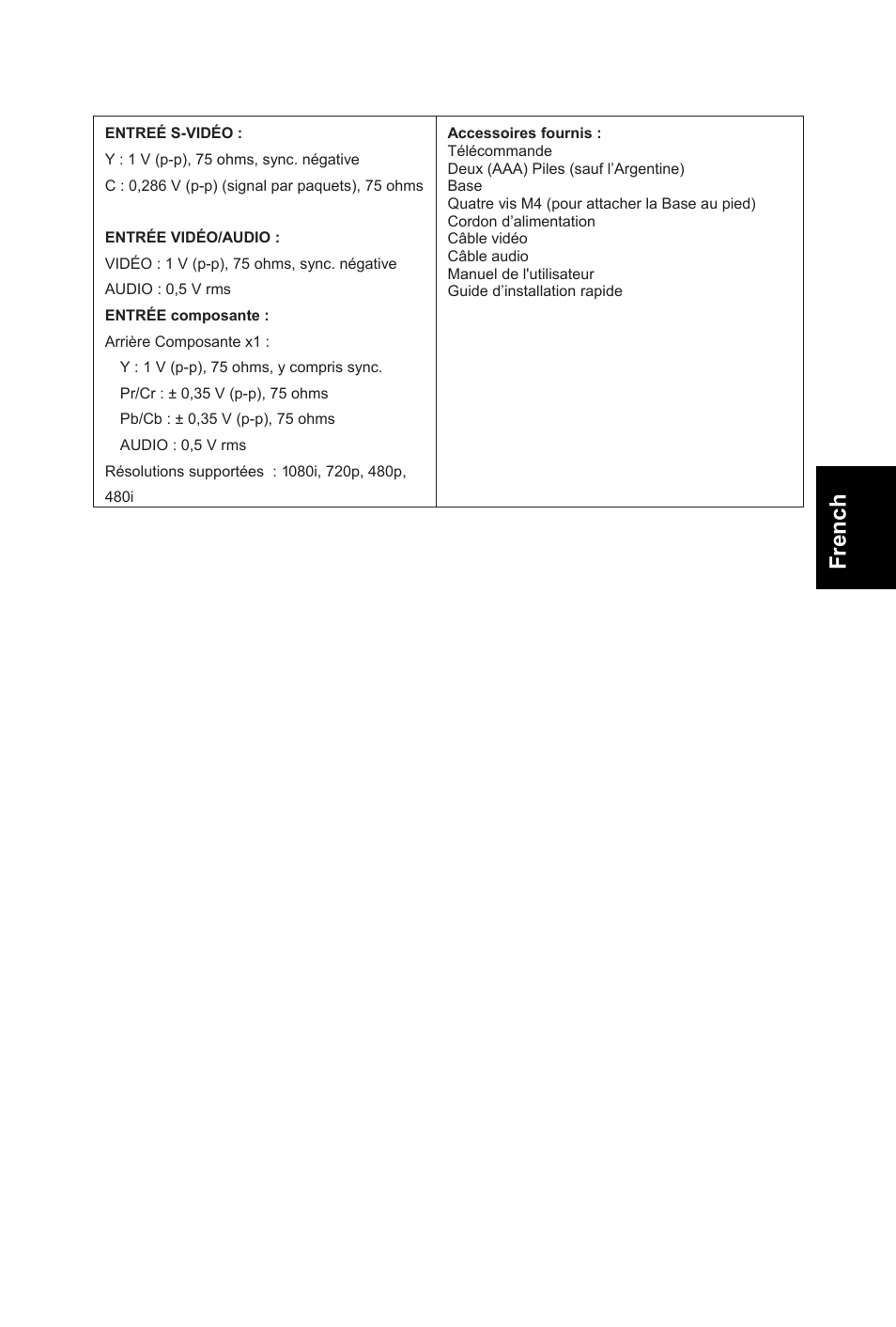 French | AOC L32W831 User Manual | Page 68 / 139