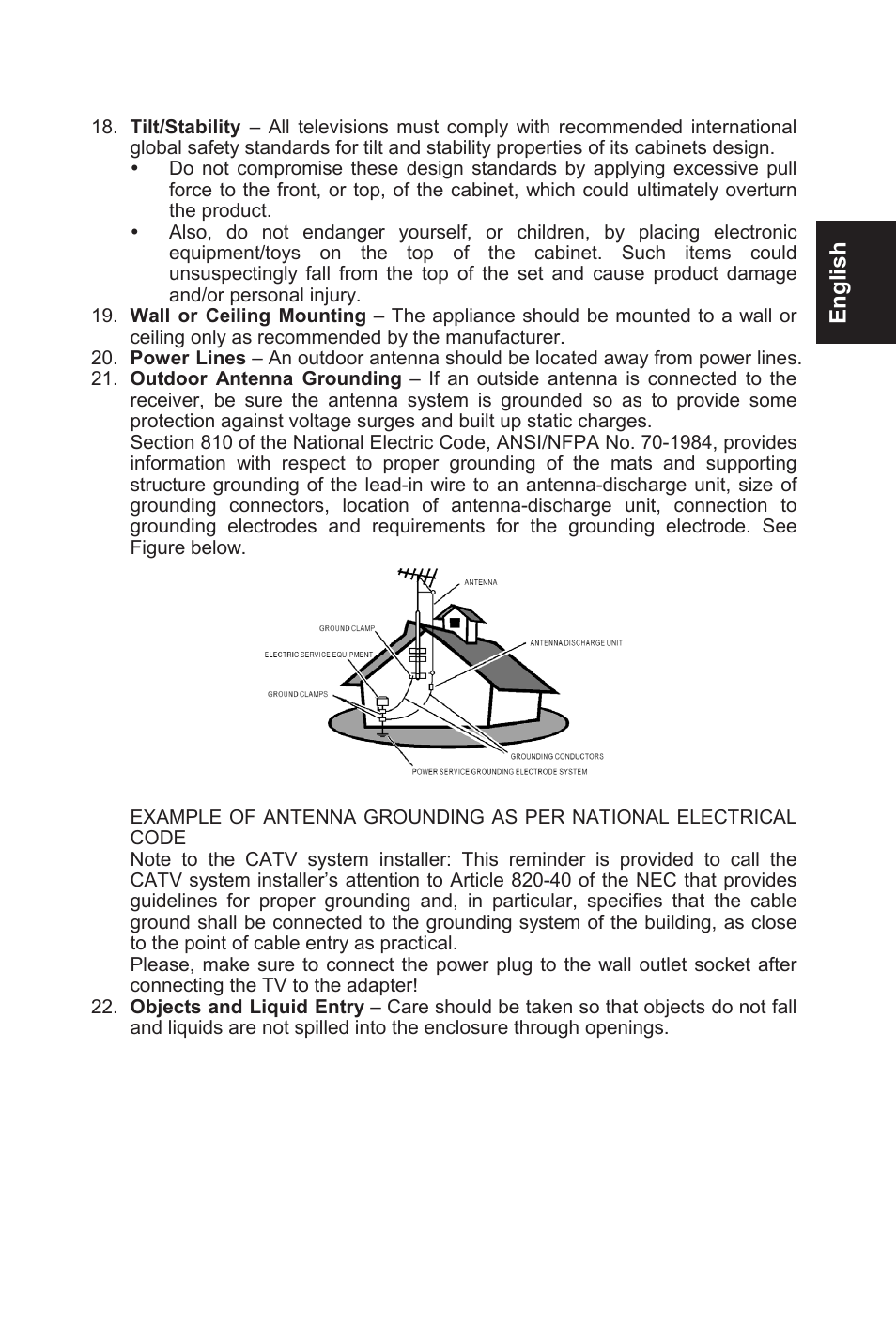 English | AOC L32W831 User Manual | Page 8 / 139