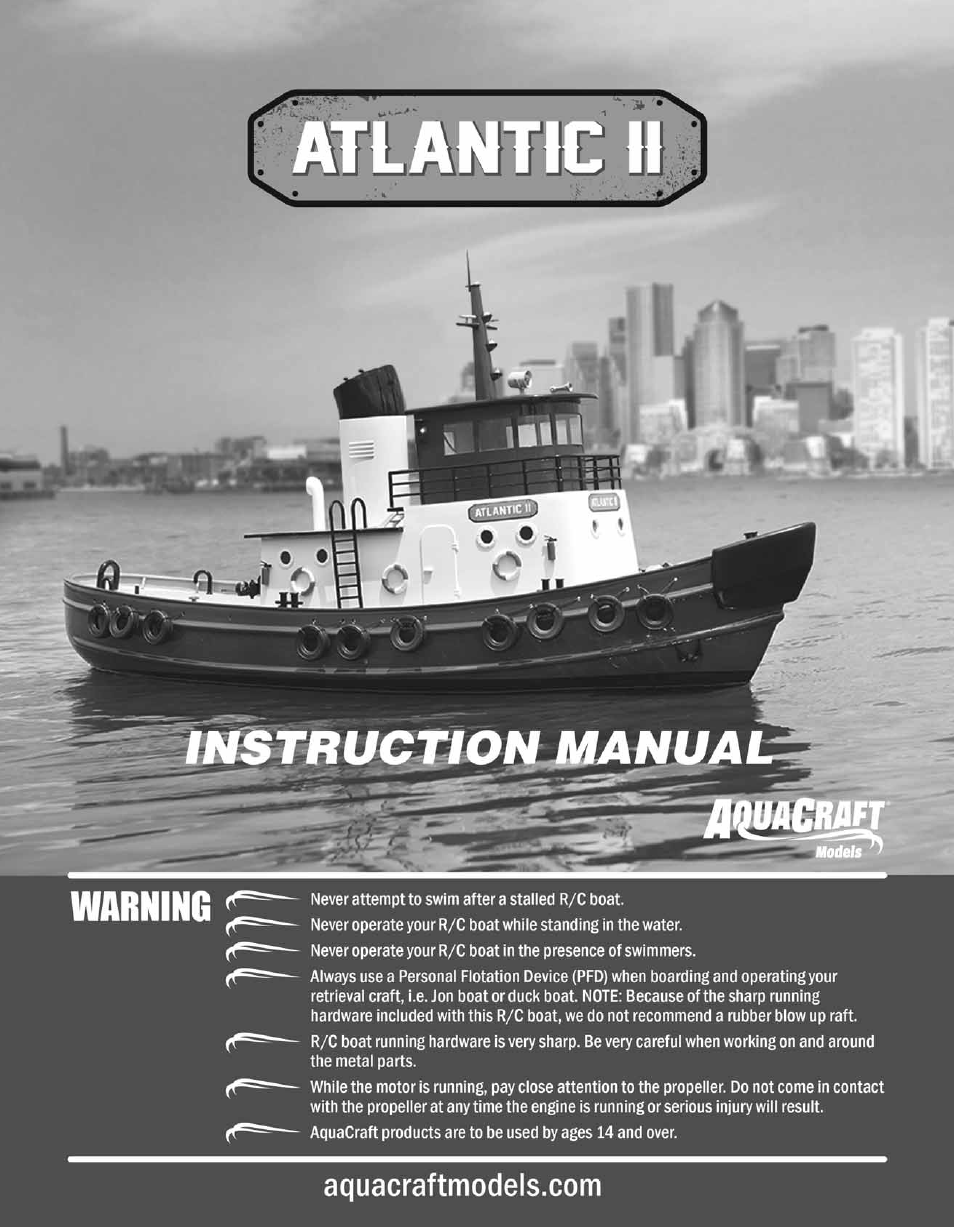 AquaCraft Atlantic II User Manual | 8 pages