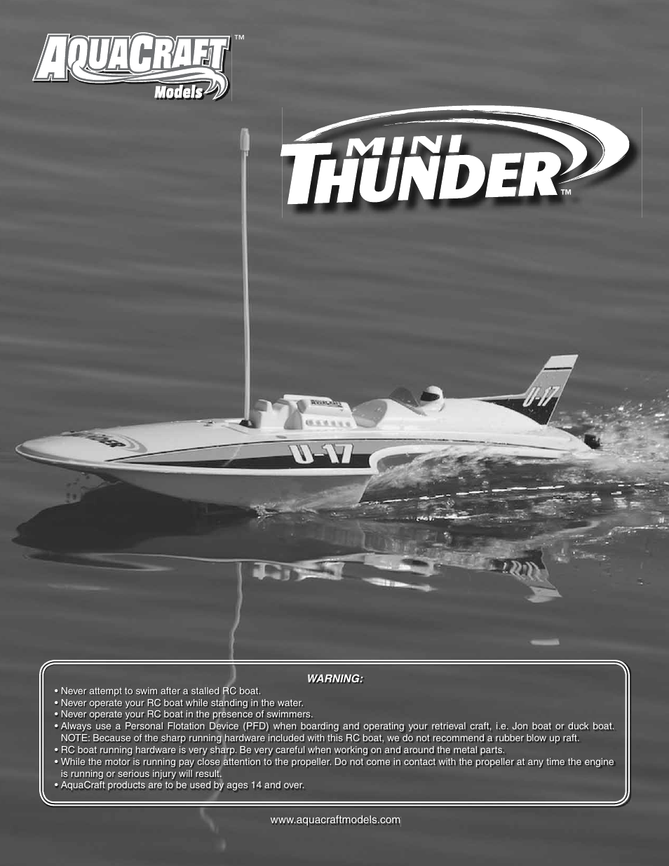 AquaCraft Mini Thunder User Manual | 12 pages