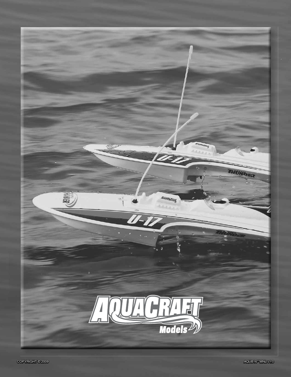 AquaCraft Mini Thunder User Manual | Page 12 / 12
