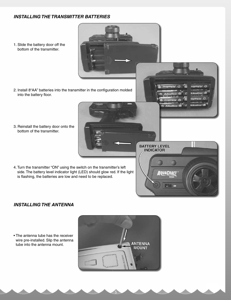 AquaCraft Mini Wildcat User Manual | Page 5 / 12