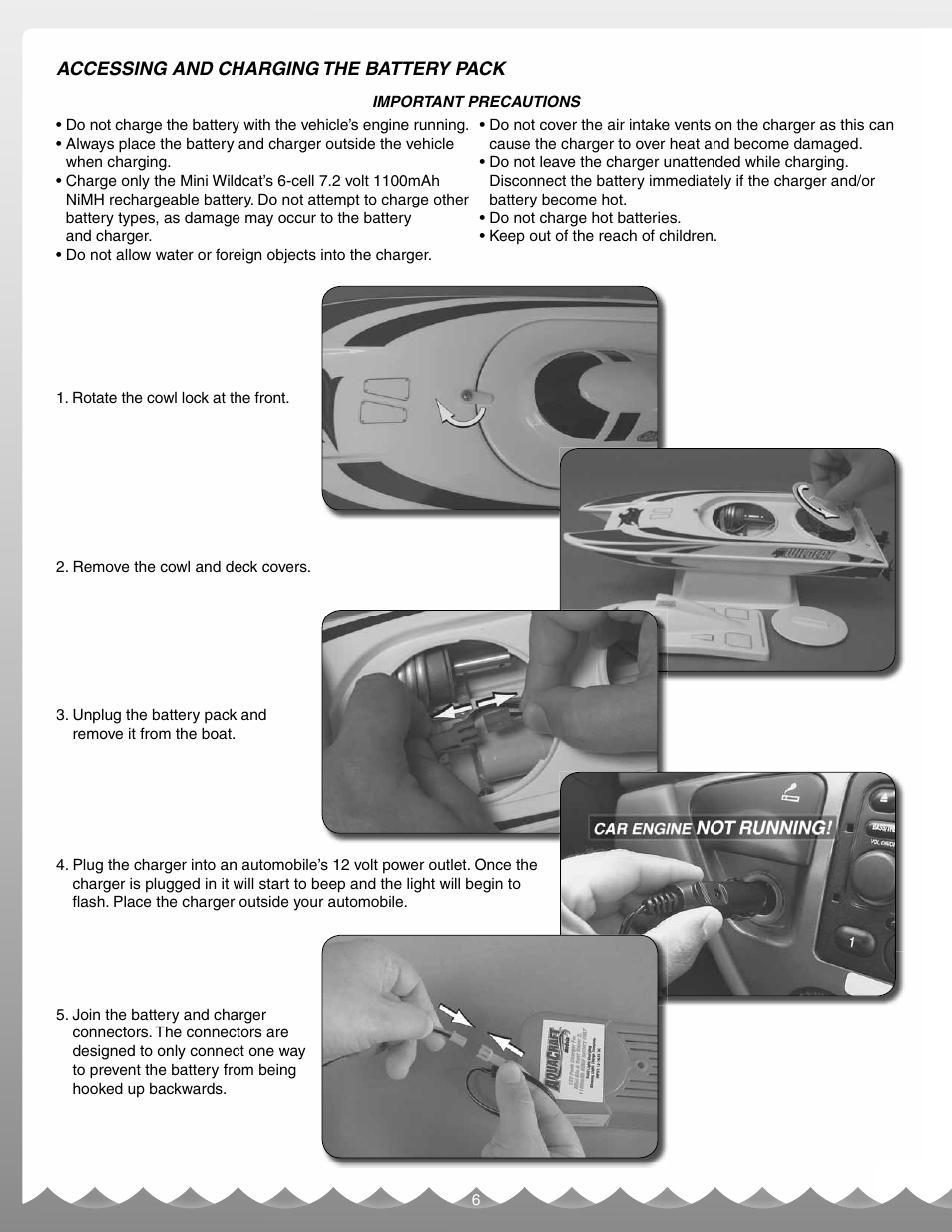 AquaCraft Mini Wildcat User Manual | Page 6 / 12