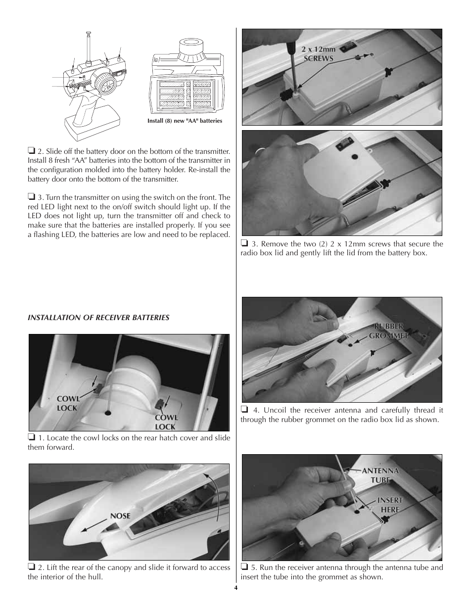 AquaCraft Miss Vegas User Manual | Page 4 / 12