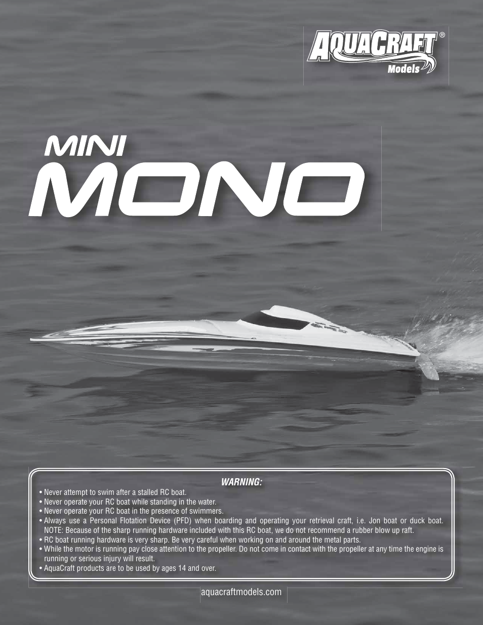 AquaCraft Minimono User Manual | 12 pages