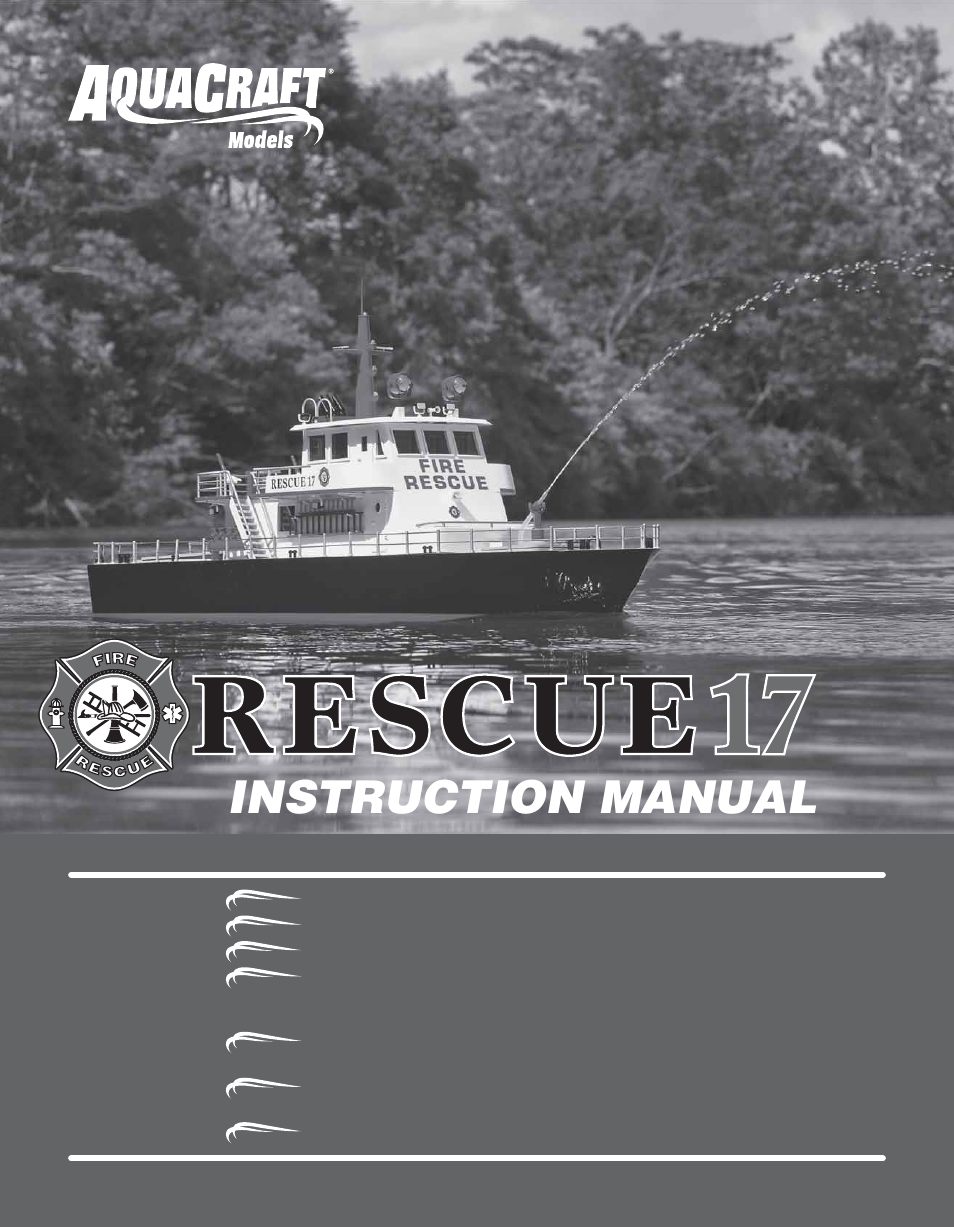 AquaCraft Rescue 17 User Manual | 8 pages