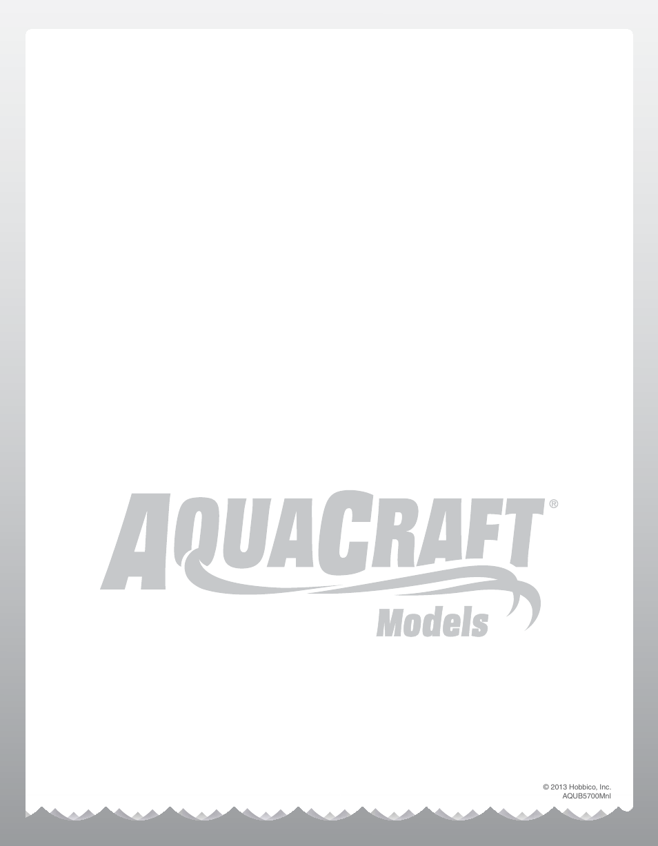 AquaCraft Rescue 17 User Manual | Page 8 / 8