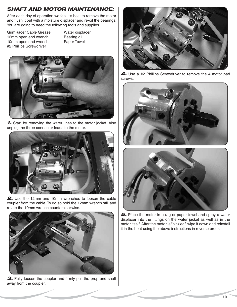 AquaCraft Revolt 30 User Manual | Page 10 / 12