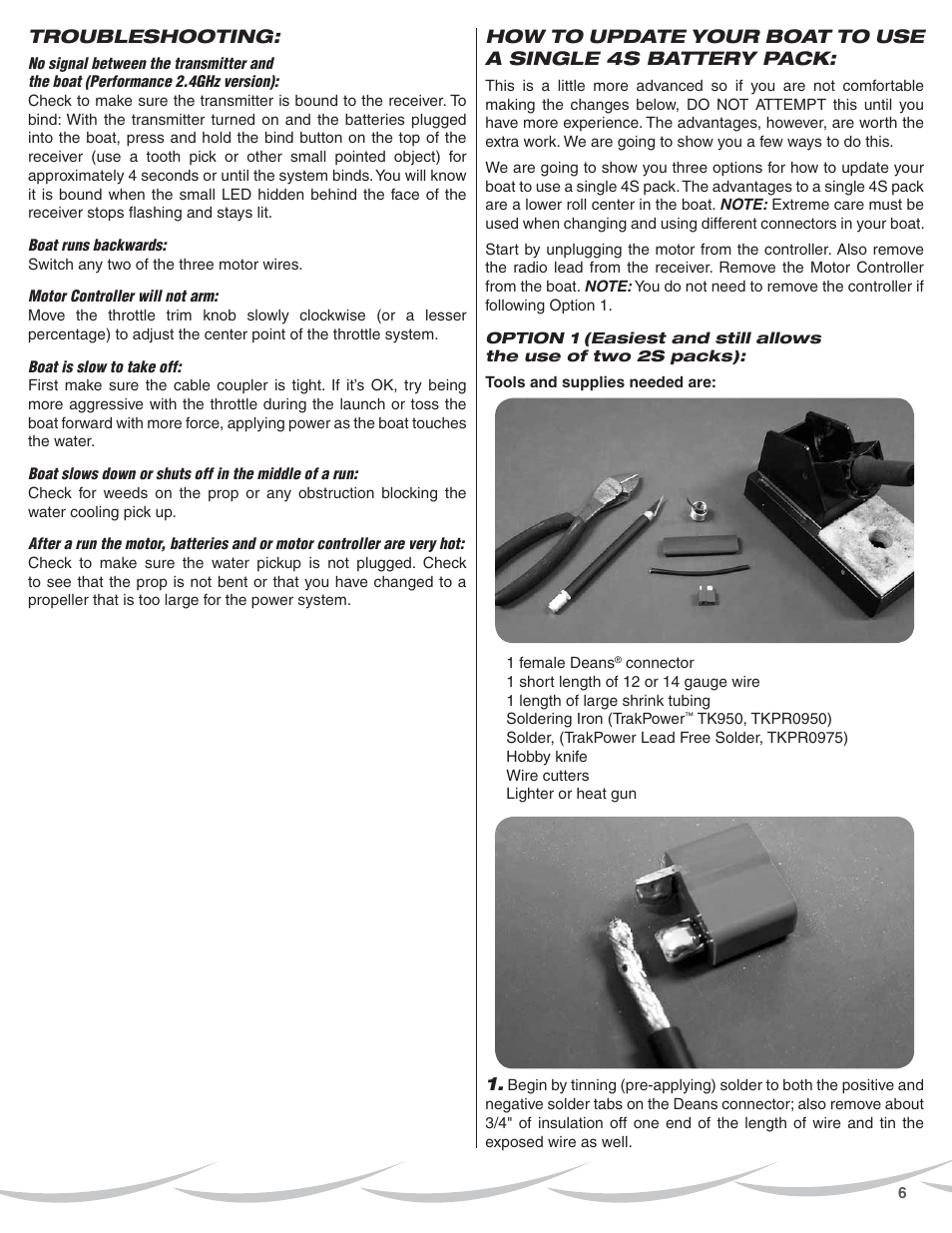 AquaCraft Revolt 30 User Manual | Page 6 / 12