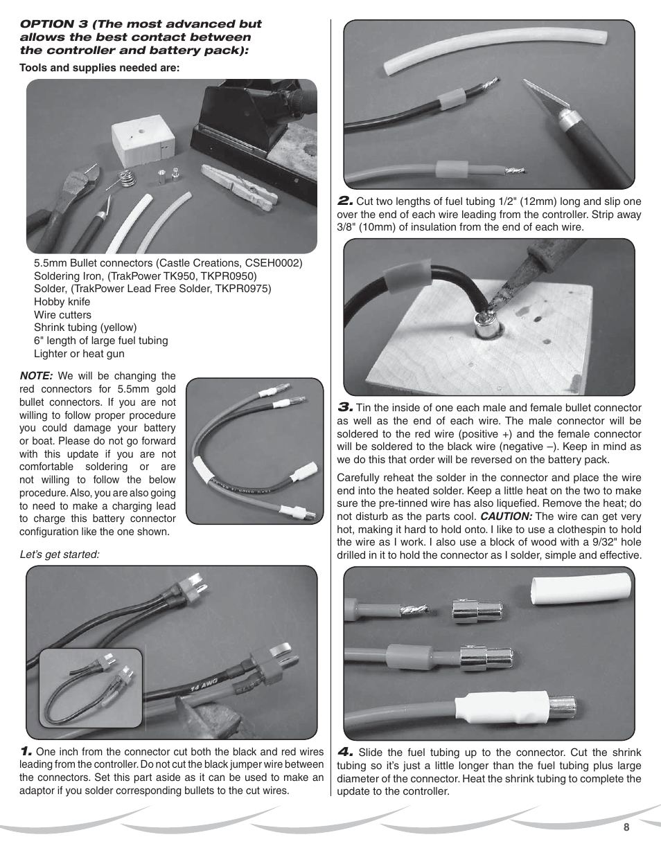 AquaCraft Revolt 30 User Manual | Page 8 / 12