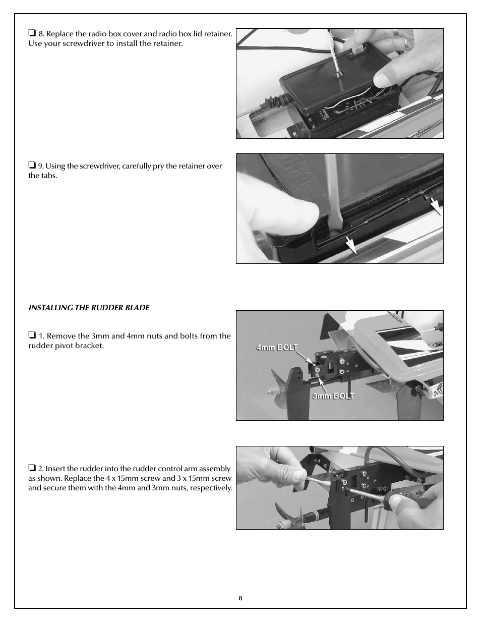 AquaCraft Rio 51 User Manual | Page 8 / 24