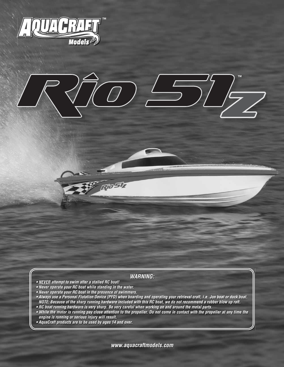 AquaCraft Rio 51Z User Manual | 16 pages