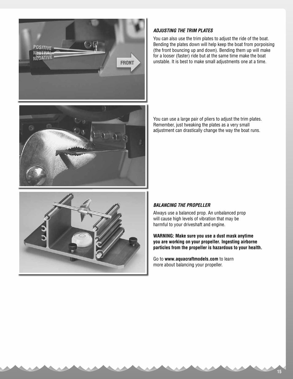 AquaCraft Rio 51Z User Manual | Page 15 / 16