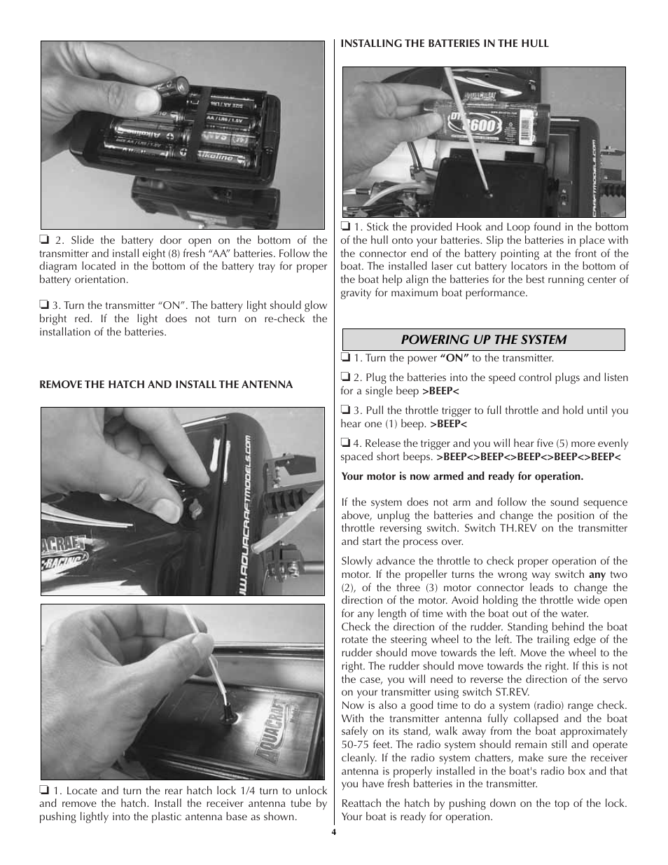 AquaCraft SuperVee 27 User Manual | Page 4 / 11