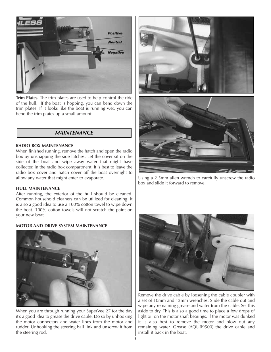 AquaCraft SuperVee 27 User Manual | Page 6 / 11