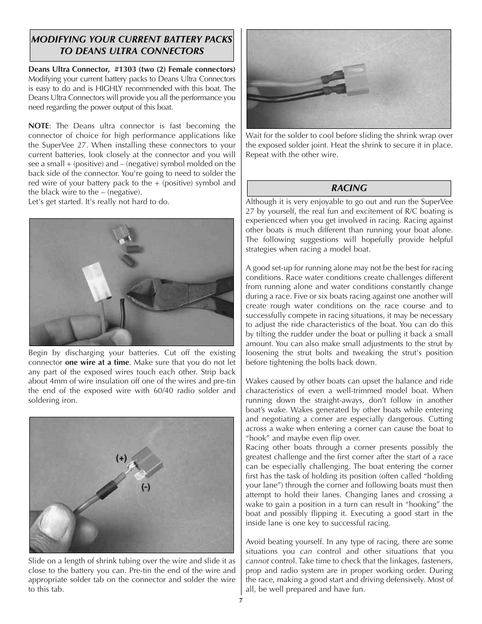 AquaCraft SuperVee 27 User Manual | Page 7 / 11