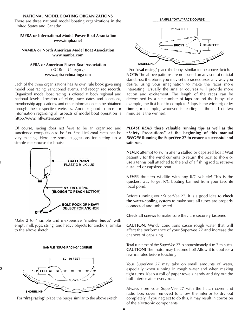 AquaCraft SuperVee 27 User Manual | Page 8 / 11