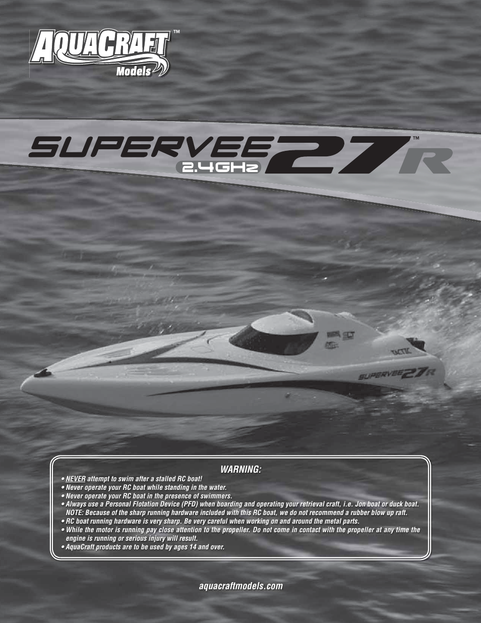 AquaCraft SuperVee 27R User Manual | 16 pages