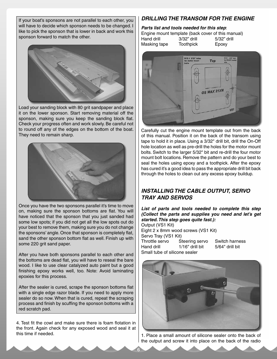 AquaCraft VS1 User Manual | Page 6 / 20