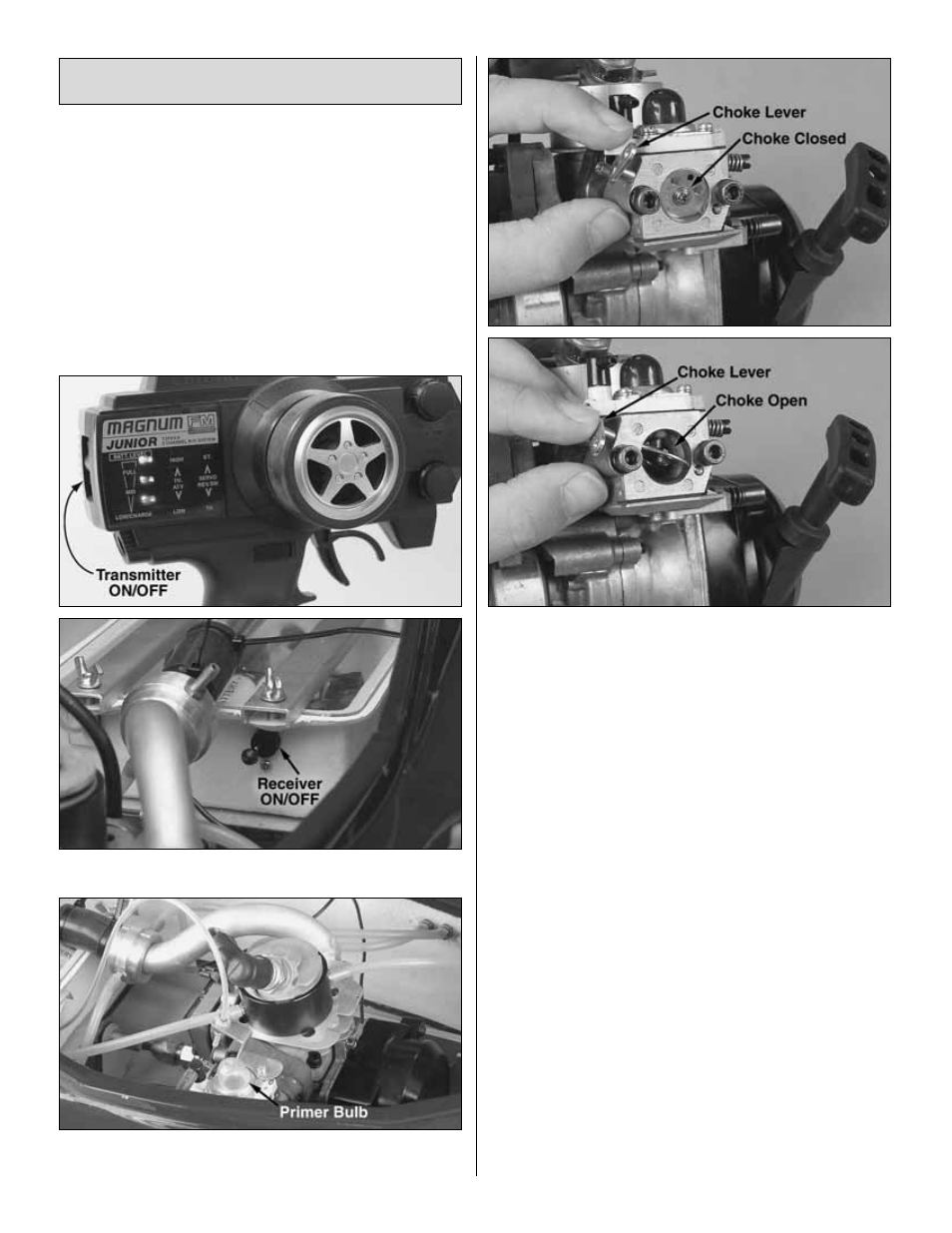 Starting the engine and launch procedure | AquaCraft V24 One-Design User Manual | Page 9 / 16