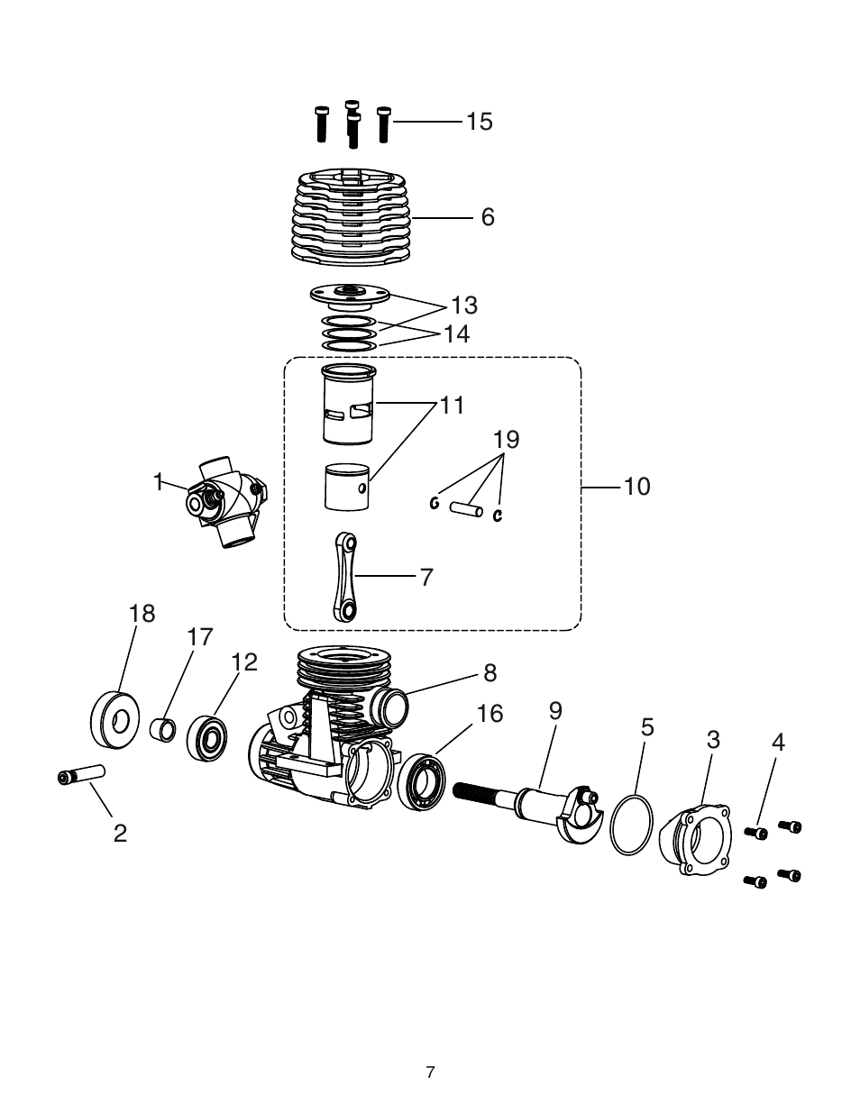 AquaCraft 27 Rear Exhaust Airboat Engine User Manual | Page 7 / 8