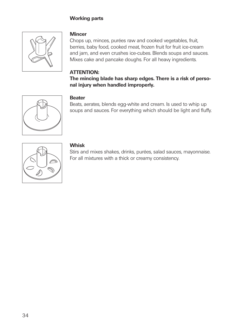 bamix DeLuxe User Manual | Page 34 / 40