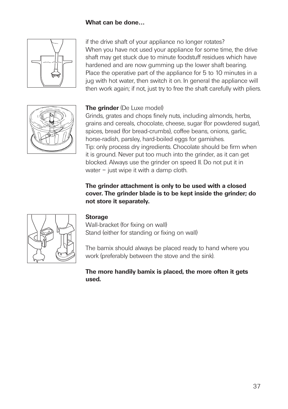 bamix DeLuxe User Manual | Page 37 / 40